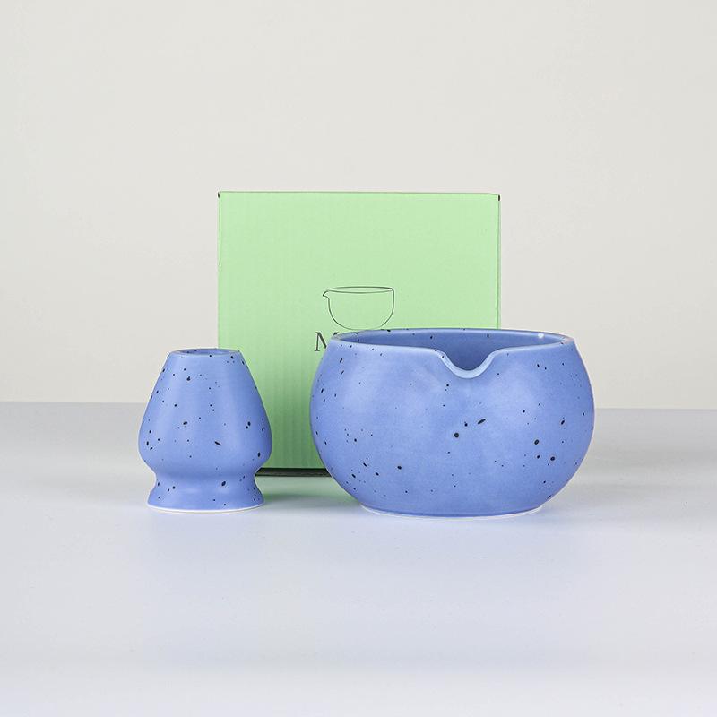 1116 New Matcha Set Ceramic Matcha Bowl Gift Box Japanese Matcha Tea Set 1 Pieces Traditional Green Tea Etiquette Accessories