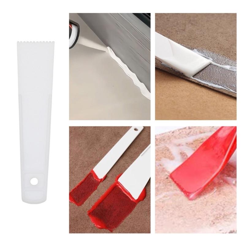 10Pcs Leather Adhesive Applicator Tool Leather Adhesive Scraper Leather Glues Scraping Spreader for Belt Bag Wallet