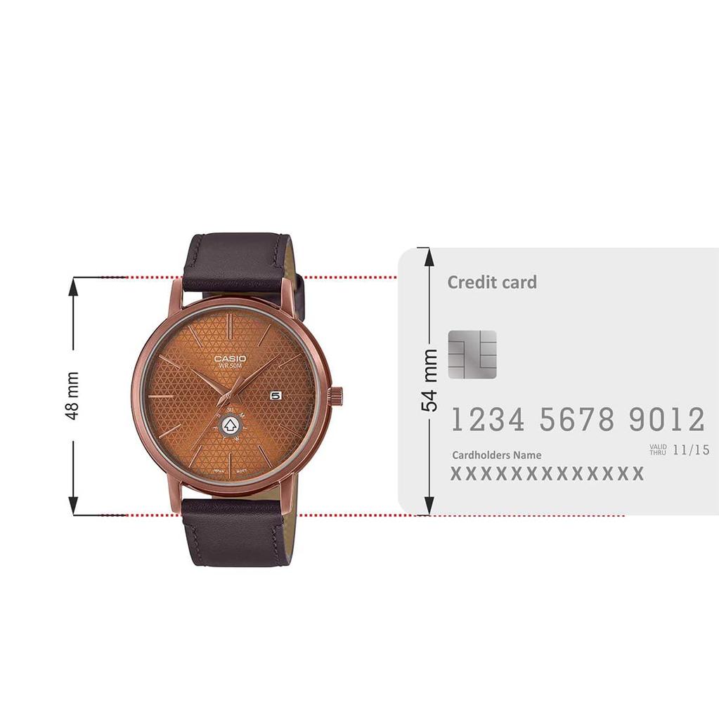 Casio Brown MTP-B125RL-5AVDF Men's Watch,