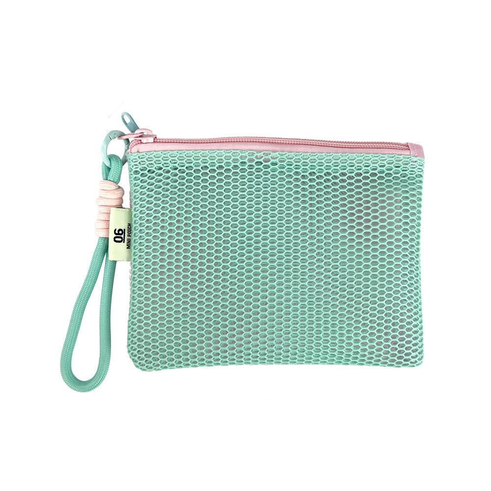 

Мини-кошелек на двойной молнии, прозрачная косметичка, в ассортименте цветов, прозрачная косметичка, офис With Lanyard