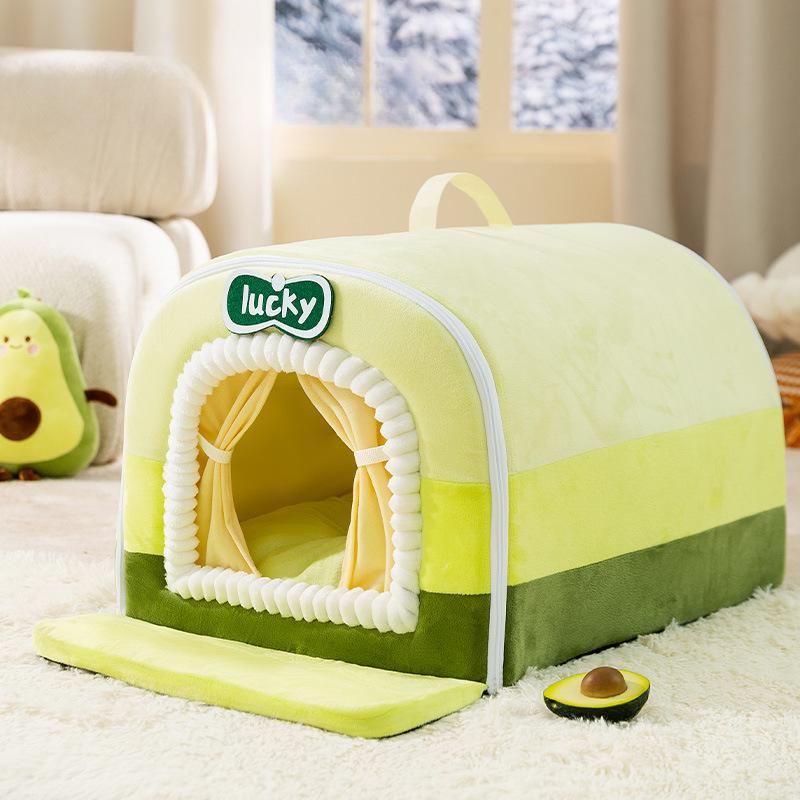 

Питомник изогнутый теплый дом вилла кошачья будка зимний питомник для собак зоотовары для больших собак XL