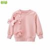 Autumn and Winter Sweater Korean Style Fleece-Lined Baby Girls