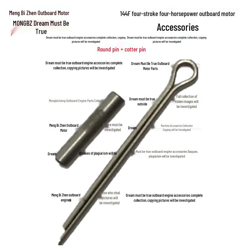 Four-Stroke 4HP Outboard Motor Parts: Propeller, Carburetor, Starter, Throttle Cable, Gearbox, Clutch, Cylinder