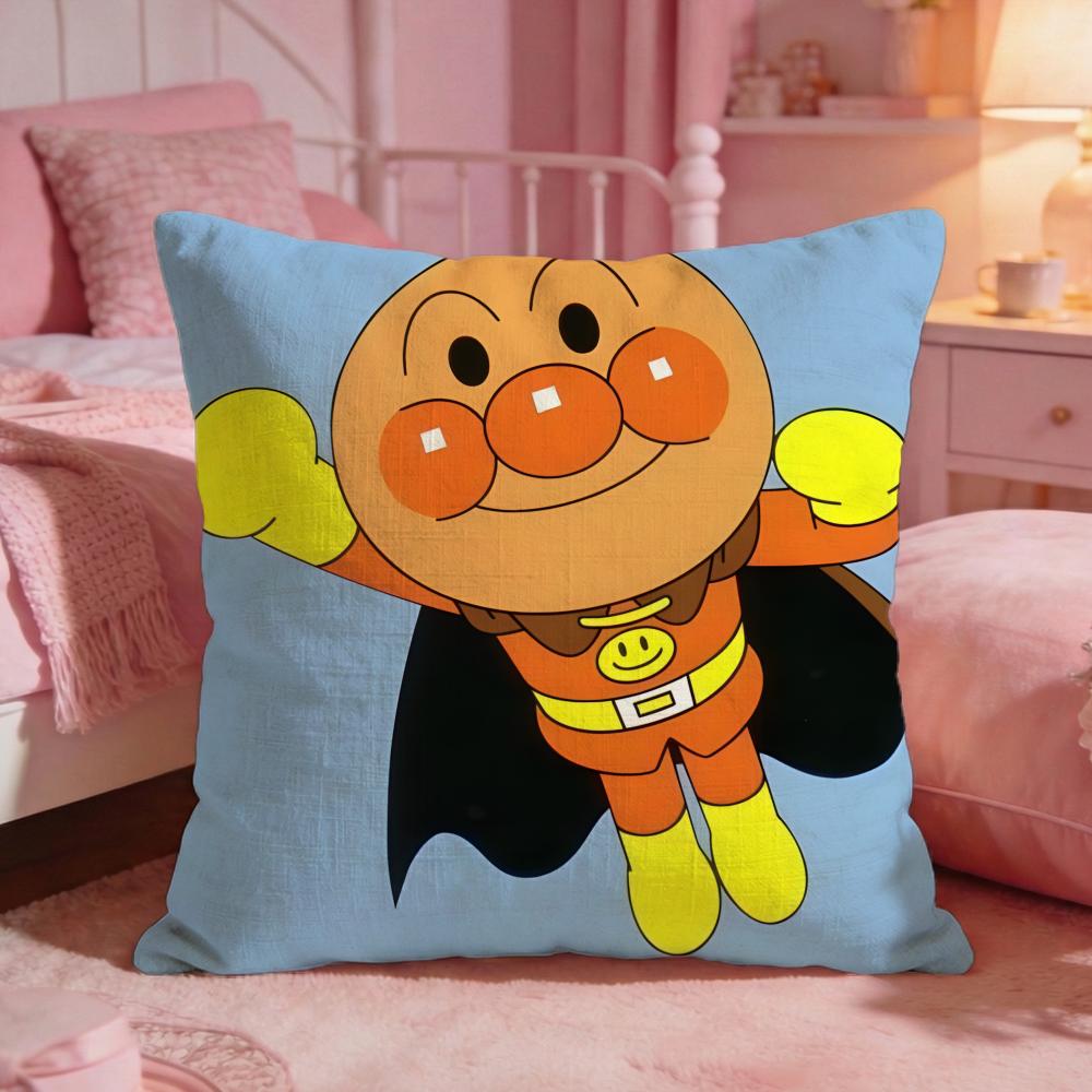AAnpanmanS Cute Cartoon Cushion Cover Premium Comfort Reversible Pillow Cove Two In One Design For Any Room  Car Interior