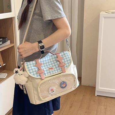 The Schoolbag Is High-value, Sweet, Cute and Transparent, and the Newborn Versatile Commuter Diagonal Bag.
