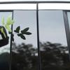 Car Pillar Posts Door Window Trim Cover Decorative Sticker Exterior Parts for Honda Fit 2021 2022 Auto Styling