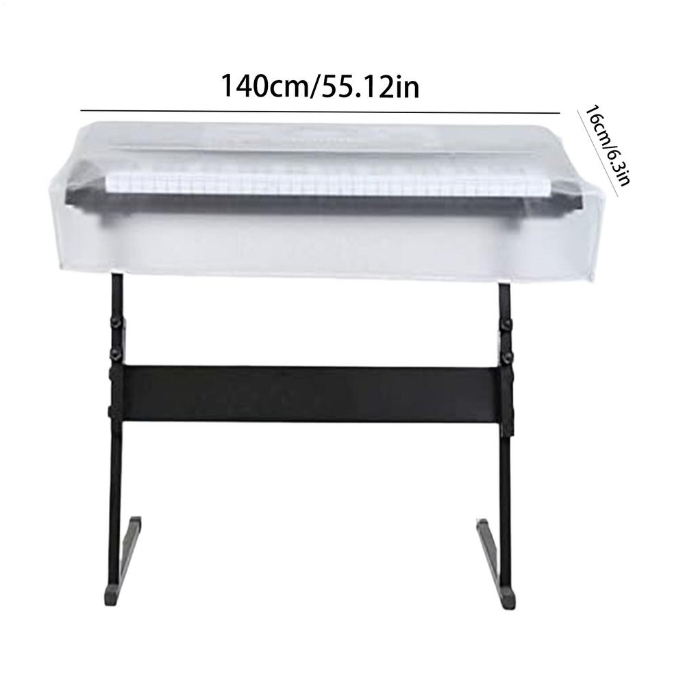 Piano Keyboard Cover Clear Keyboard Dirt Proof Cover Foldable Dustproof Waterproof 88/61/76 Keys Protector for Classroom Music
