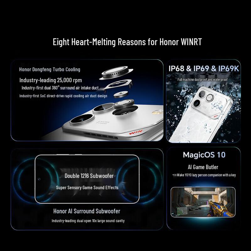 Honor WIN RT 5G AI Gaming Smartphone (CN version)
