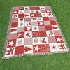 Decorative Blanket Jacquard Tapestry Christmas Bell Sofa Towel Wire Blanket Dustproof Full Cover Sofa Blanket