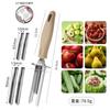 Stainless Steel Fruit Corer Tool Adjustable Bell Pepper Pitter, Kitchen Nuclear Remover for Dates Tomato Potato Pear Grapes