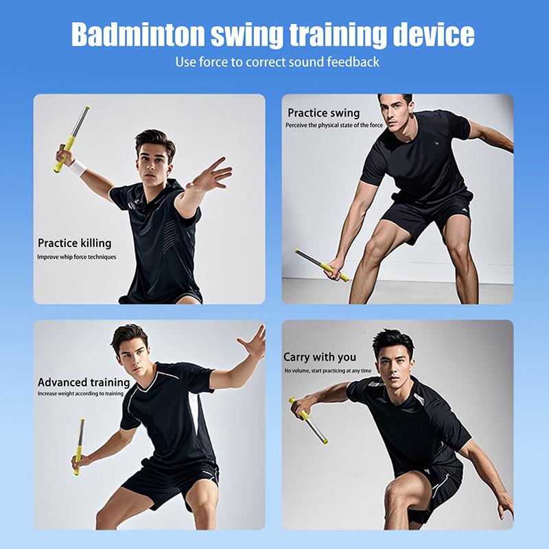 Badminton Swing Wrist Training Aid Safe Skin-friendly for Kids Youth Beginner Family Training Use