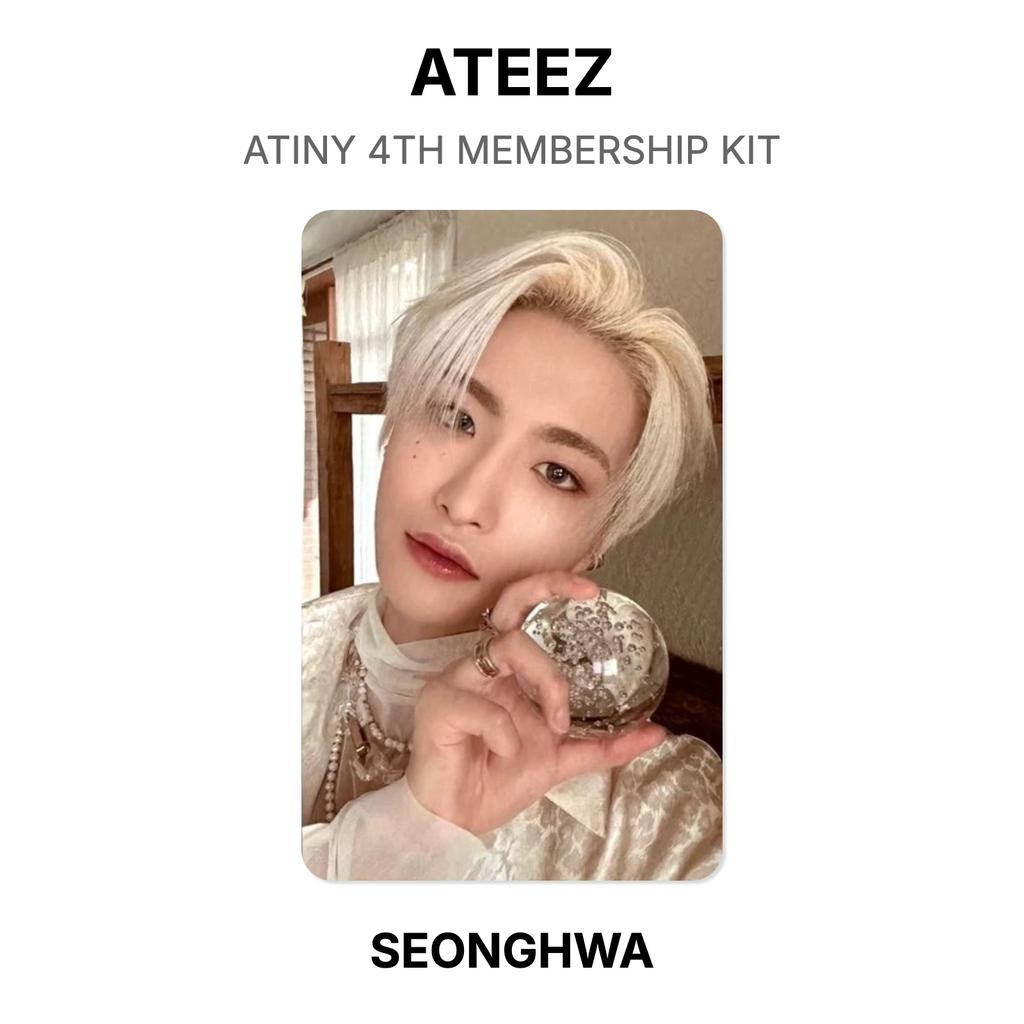 ATEEZ ATINY 4TH MEMBERSHIP KIT Official Photocard