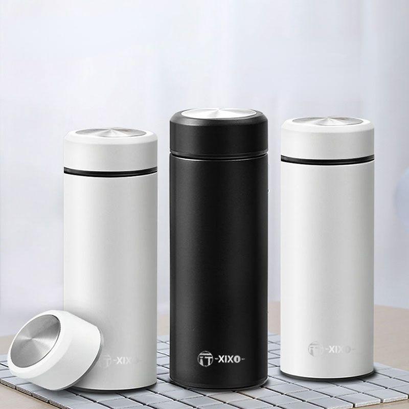 Portable Water Cup Thermos Cup 500ml Vacuum Flasks Portable Stainless Steel Thermos Cup Water Bottle Travel Tea Mug Office Thermos Cup