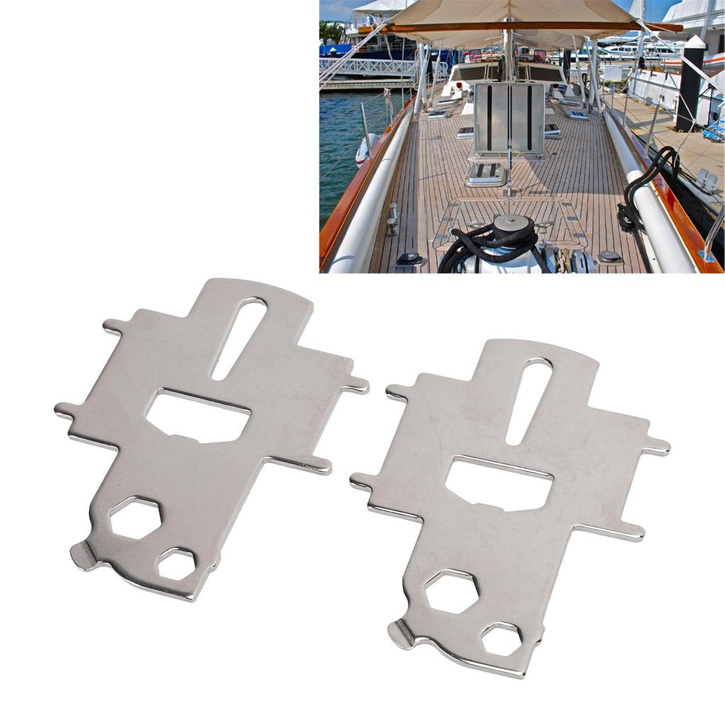 2 Pcs Gas Cap Key Stainless Steel Boat Fuel Tank Opener Bottle Latch Driver