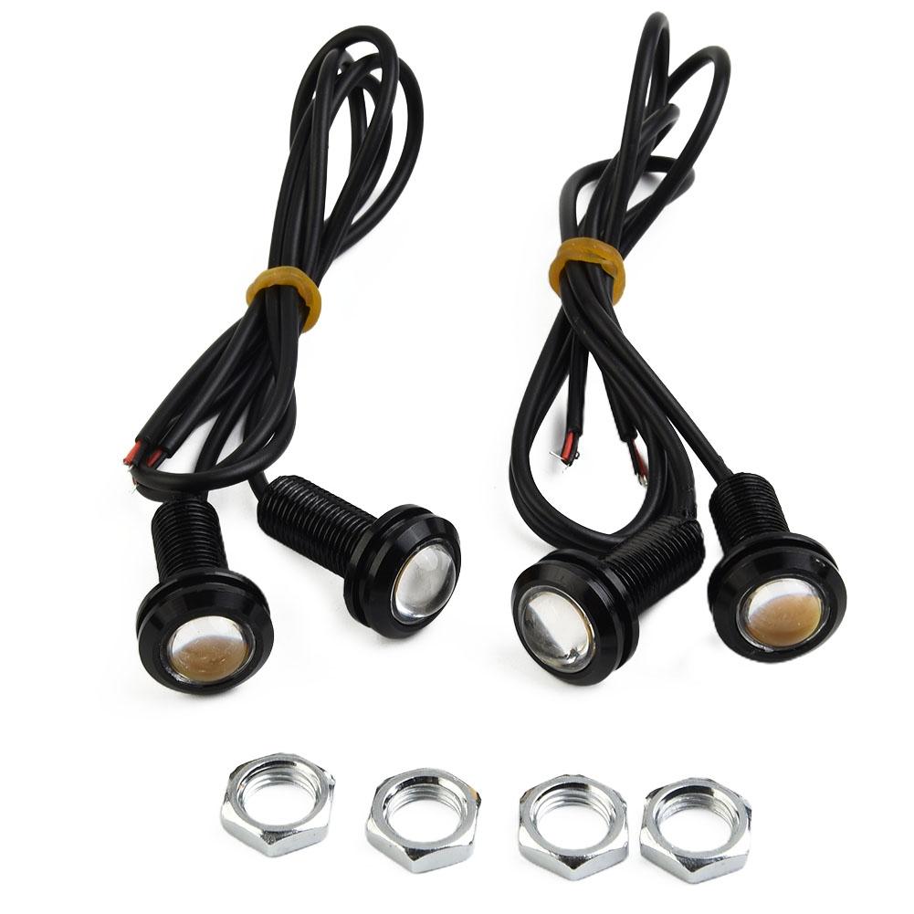 4X LED Amber Flashing Light Bar Car Truck Hazard Recovery Strobe Lamp Parts Set