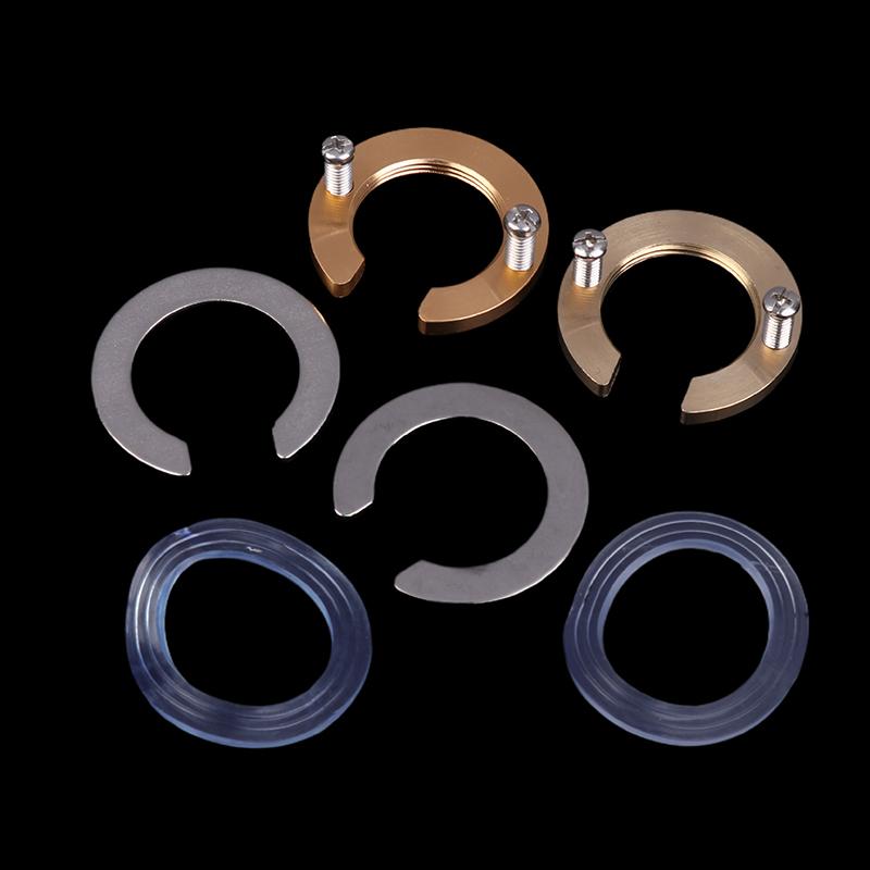 1/3 Sets Kitchen Wash Basin Tools C Type Faucet Anti-Loosing Nut Cap Tap Faucet Fixing Fitting Kit Fastening Circlip Washer Part