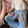 Frühlings- & Herbst-Süßer Elefant 3D Lockere Hose - Unisex Lässige Nachtwäsche