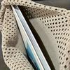 Borsa a Tote in Maglia Bohemien da Donna con Design ajour, Borsa a Spalla in Nylon per Uscite Casual e Viaggi in Spiaggia, Borsa a Tote da Spiaggia alla Moda