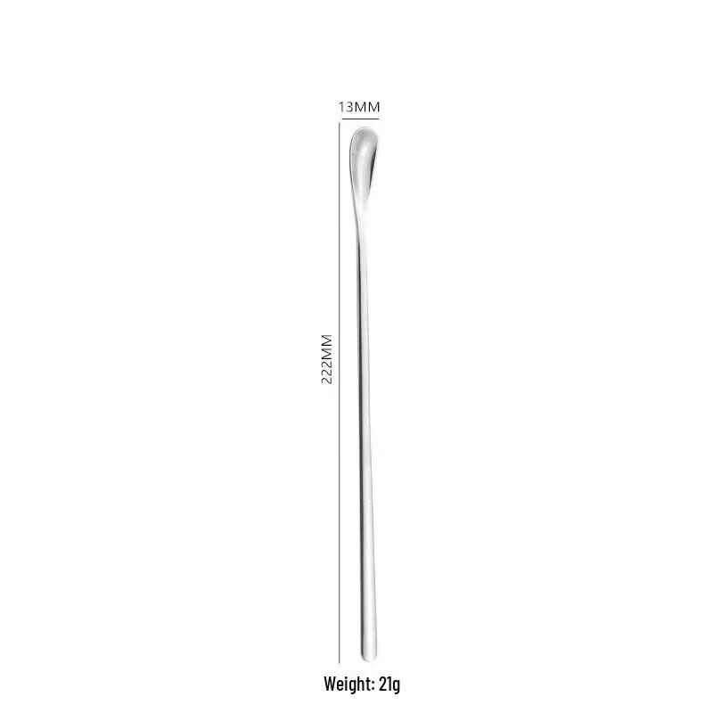 Beishuangjing 316L Stainless Steel Long Handle Mixing Spoons