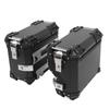Pair of Motorcycle Side Case 35L Water Resistant Aluminum Alloy with Safety Lock and Handle Side Lug