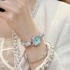 GEDI Watch Elegant Wristwatches Woman Diamond Inlaid Circular Watches Luxury Women Bracelet Quartz Watches Niche