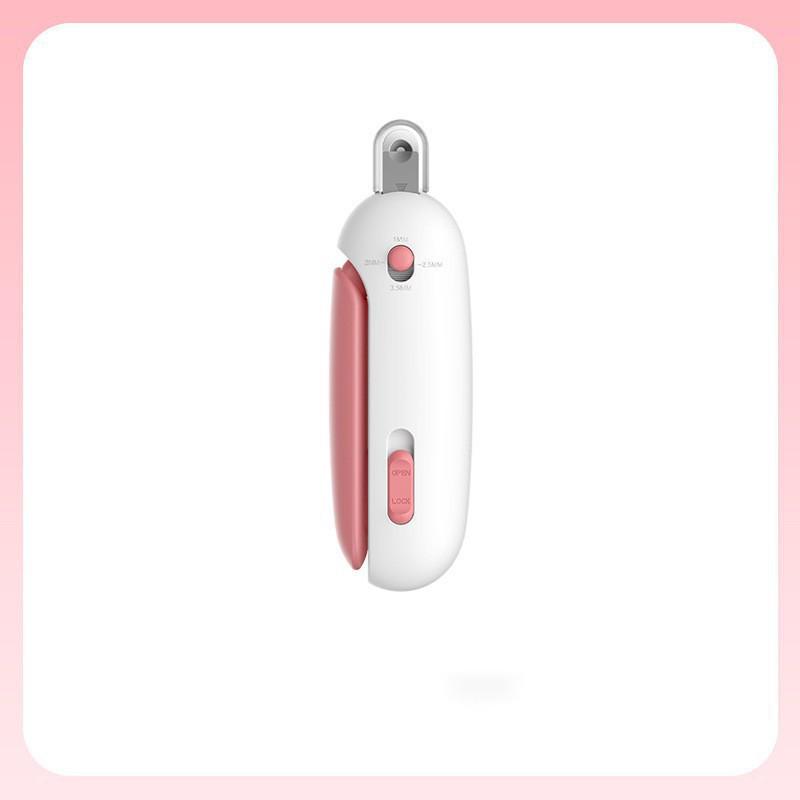 Gravity Push Adjustable Pet Nail Clippers for Cats & Small Animals - Beginner-Friendly Scissors with Round Hole Design