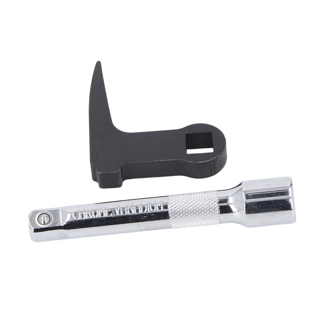 1/2in Pry Bar Wrench Adapter Head Cr V Steel Heavy Duty Multifunctional Half Shaft Removal Car Repai