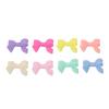 Glossy Solid Color Rubber Paint Bowtie Accessories for DIY Phone Cases
