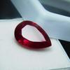 Natural Red Ruby Loose Gemstone 5.00 ct Pear Shape for Jewelry Making and Gem Collections