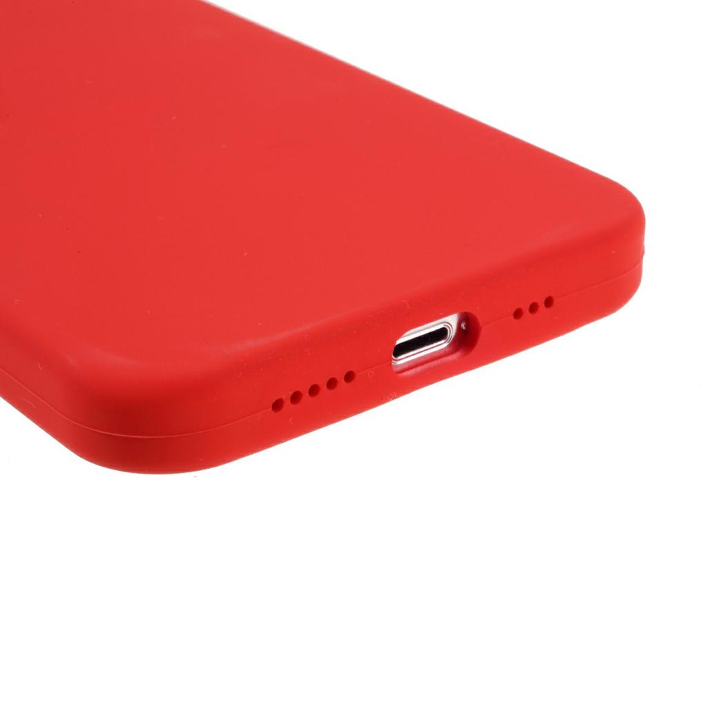 For iPhone 15 Plus Case Solid Silicone Shockproof Phone Back Cover