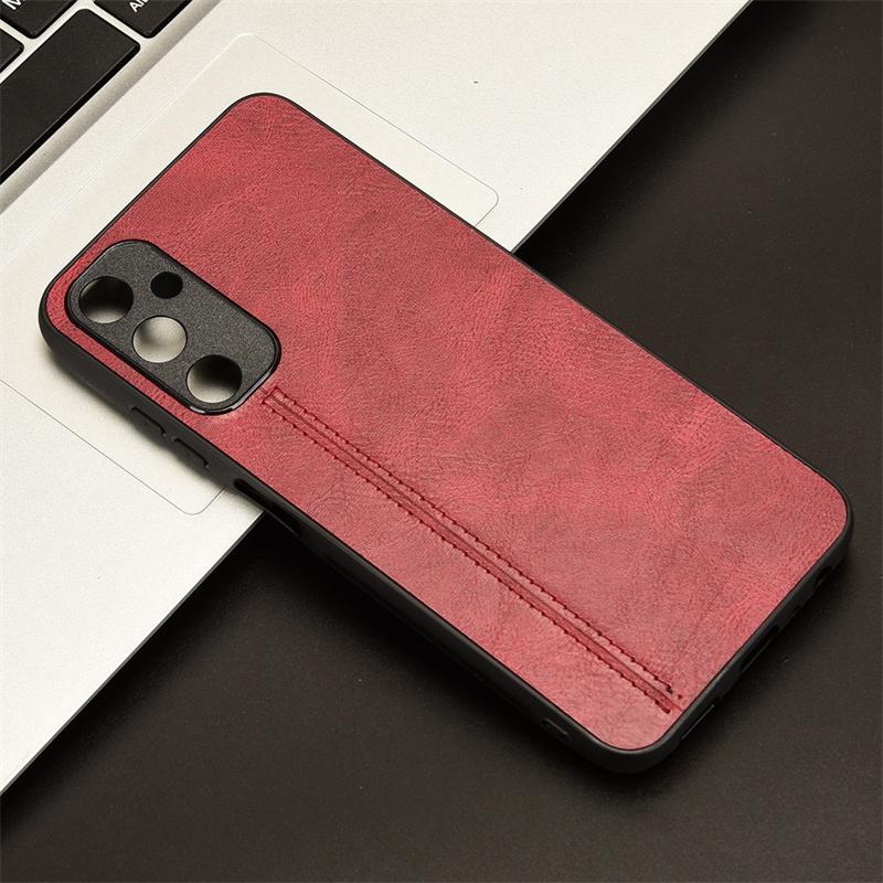 For Samsung Galaxy A05S 4G SM-A057F Case Stitching PU Leather Galaxy A05S 4G PC Hard Back Protection Phone Cover Fund