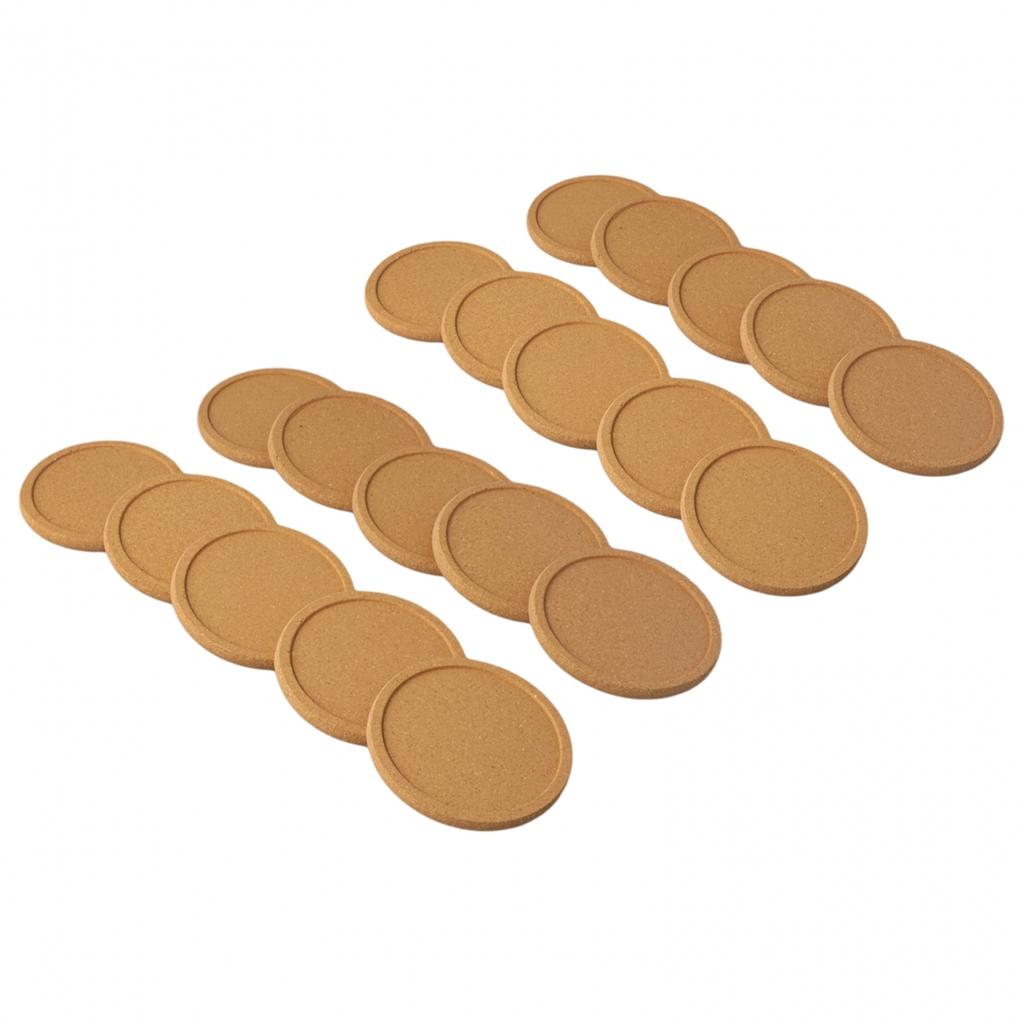 Coasters Coffee Cup Mat Multiple Quantity Natural Cork Non-Slip