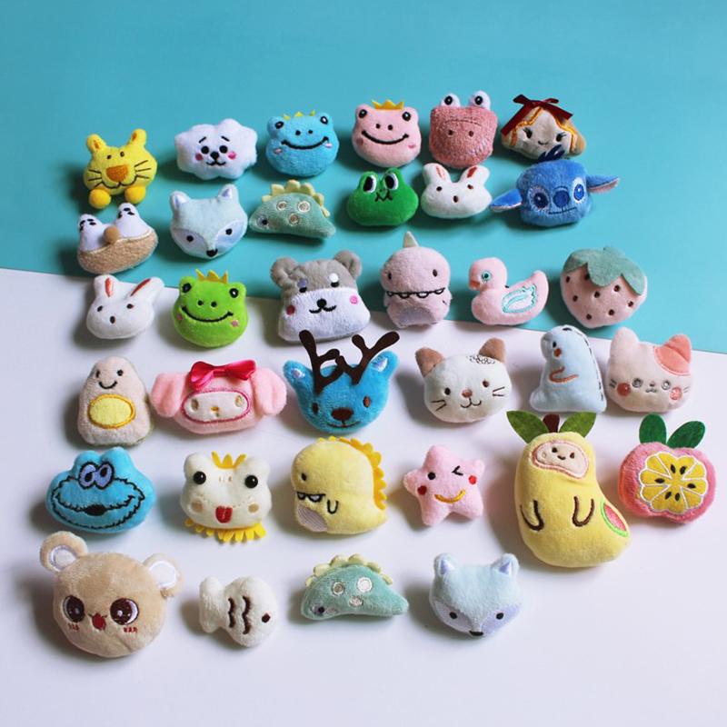 10 Sztuk Cute Animal Pluszowe Lalki 5-6 Cm Kawaii Królik Niedźwiedź Panda Nadziewane Zabawki