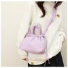 Sacco in piuma Borsa in cotone da donna Zaino piccolo in tessuto di nylon Borsa a mano imbottita in cotone casual Borsa a tracolla messenger a doppio uso leggera