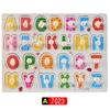 Wooden 3D Educational Grasping Board & Puzzle for Children: Animal & Fruit Theme Cognitive Toy