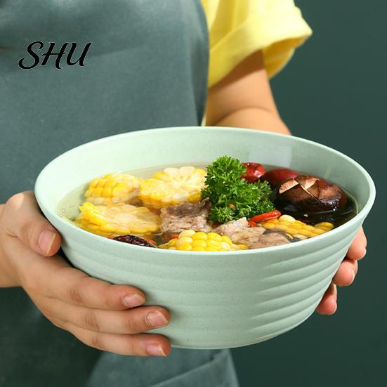 Instant Noodle Bowl Japanese Microwave Dishwasher Safe Large Capacity Rice Stackable Unbreakable Cereal Soup for Canteen