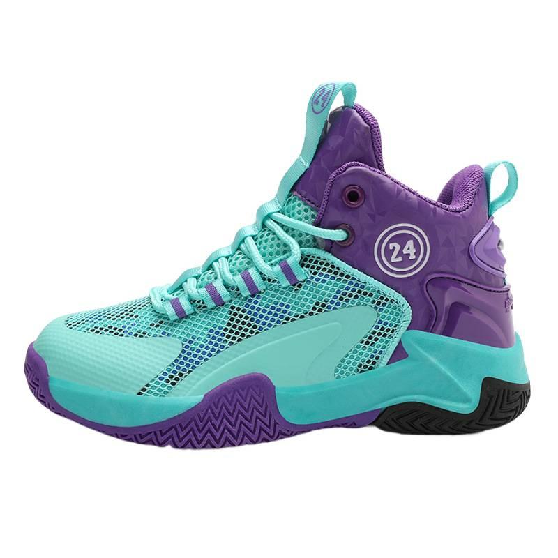 Boys Shoes Summer 2025 New Mesh Children's Basketball Shoes Medium and Older Boys School Sports Shoes