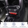 Car Central Control Navigation Button /Start Button Decorative Cover Stickers Fit For Ford Mustang 2015 Up ABS Interior Accessories