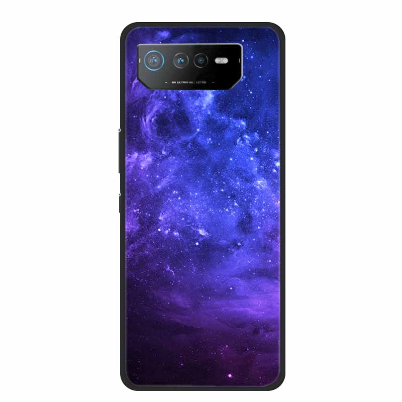 Phone Case For Asus ROG Phone 6D Ultimate Back Cover Case Black TPU Silicone Soft Coque For Asus ROG Phone 6 Pro Case Phone6 Pro