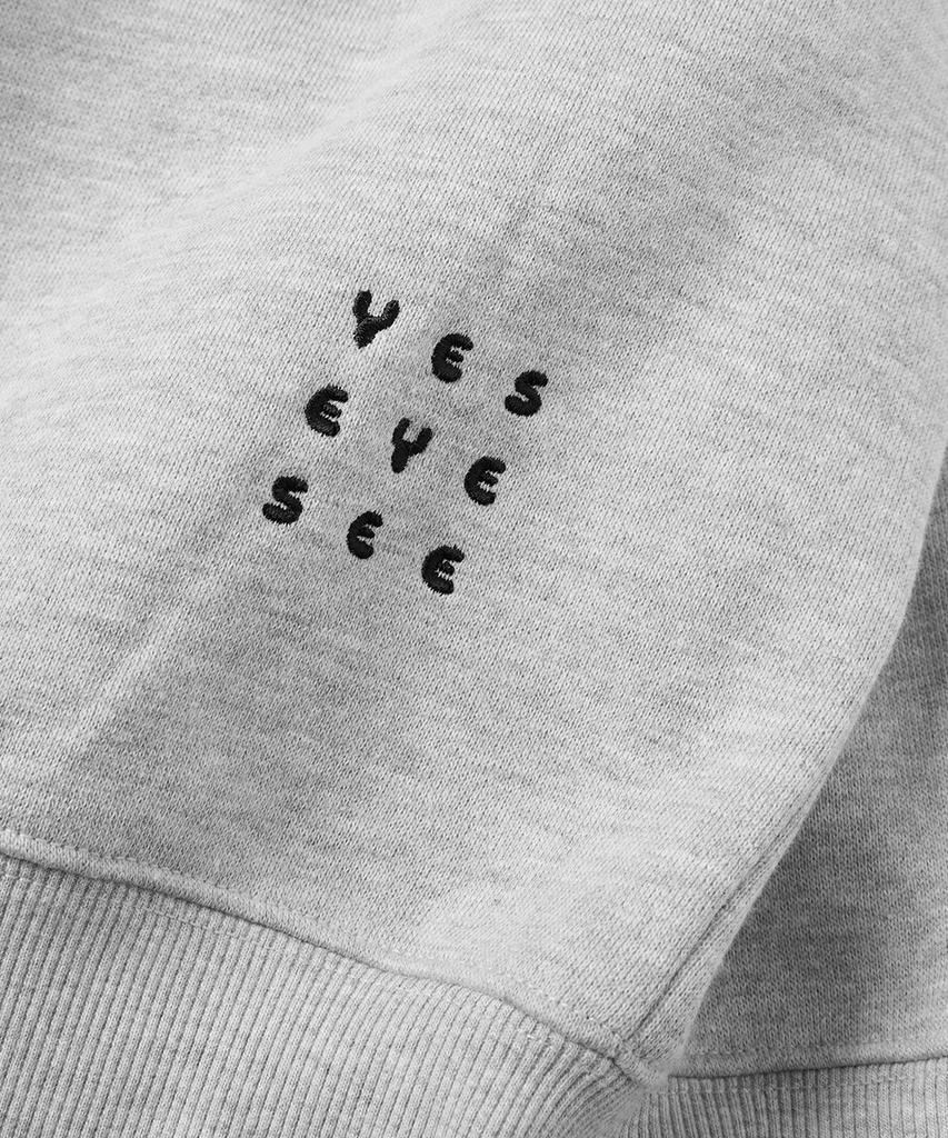 YESEYESEE Y.E.S Combine Sweatshirt Gray