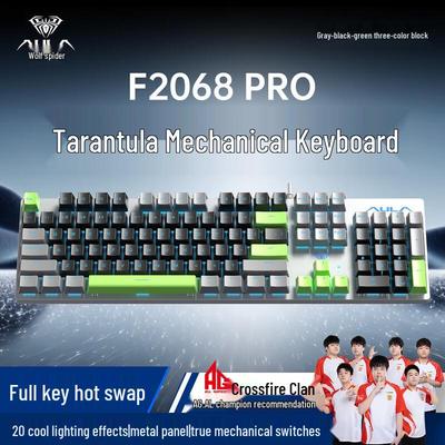 AULA F2068Pro Wired Hot-Swappable Mechanical Keyboard