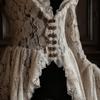 Lace Gothic Dress Floral Lace Cosplay Dress Maxi Dress Renaissance Dress  Vintage