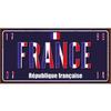 Country Metal Sign License Plate France Russia Tin Sign Car Garage Motorcycle Decoration Spain Poland London Number Plate N39