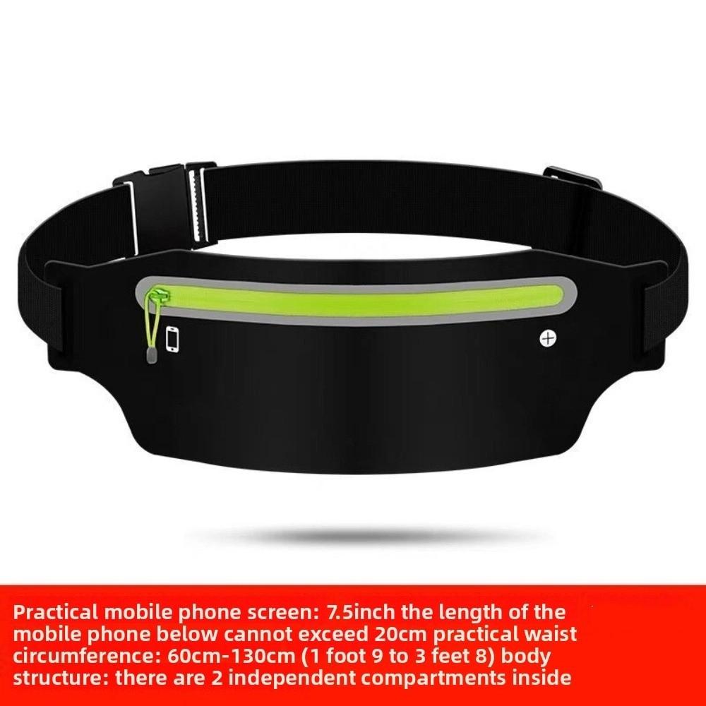 Slim Thin Waist Bag Waterproof Fanny Pack Sports Thin Phone Bag Chest Pack Bag  Gym