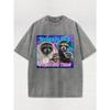 Small Raccoon, Animal Print Design, Rugby, 8.11 oz of Cotton High-Quality Printed T-Shirt with Round Neck And Short Sleeves