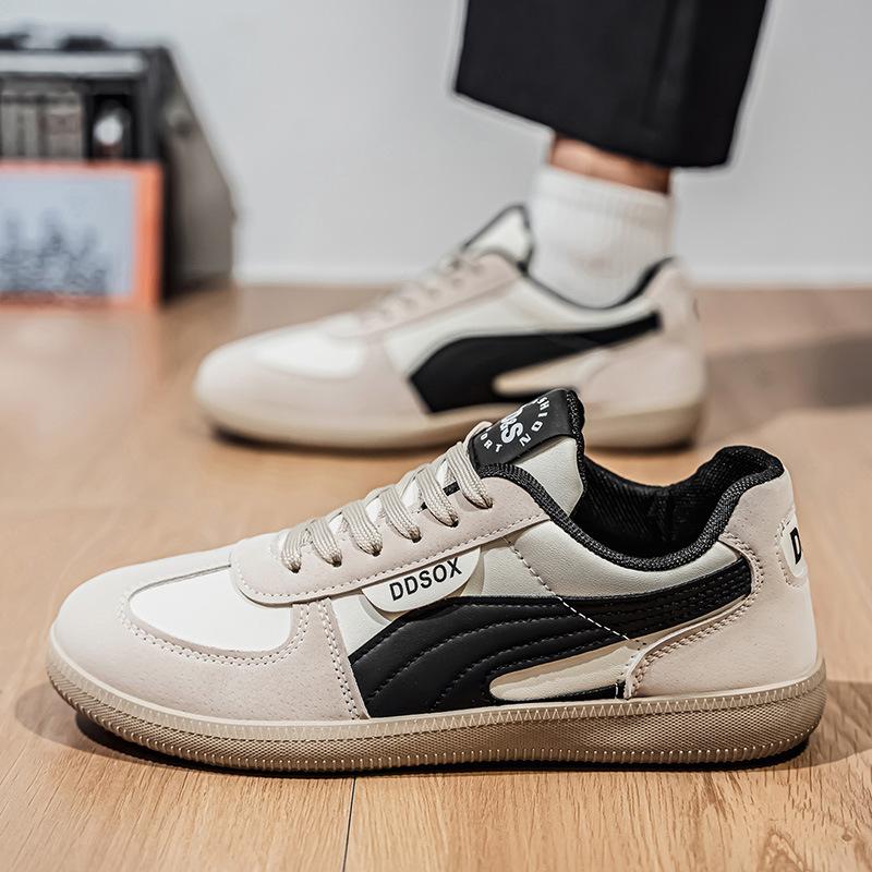 Retro new autumn breathable matte leather casual shoes lightweight soft baseplate shoes German training shoes