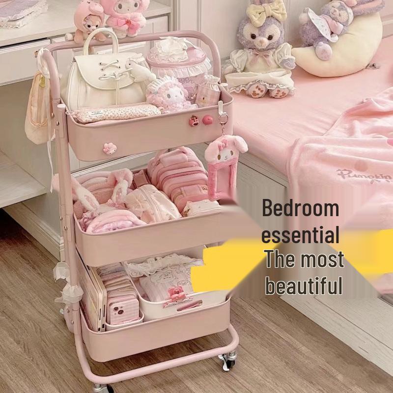

Lask Carbon Steel Multi-Layer Movable Kitchen & Bathroom Storage Trolley Frame Height 6cm