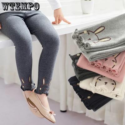 Mädchen Leggings Kinder Frühling und Herbst Dünne Mädchen Koreanische Cropped Hose Stretch Hosen Baby Oberbekleidung und Innenbekleidung