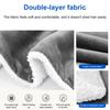Flannel Blanket Thickened Double Layer Comfortable Touch Blanket Elastic Edge Winter Warm Plush Sofa Throw Blanket