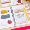 Teacher Sticky Notes, Teacher Appreciation Gift, Blackboard Self-Stick Note Pads with 3 Point Pens, Writing Memo Pages Kids Employee School